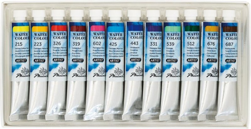 Phoenix Watercolour Sets - Akvarellfärg