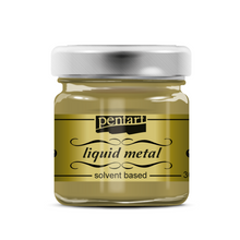 Pentart Vloeibare Metaalverf 30 ml - guld - Effektmaling