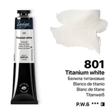 Ladoga Acrylic Paint 46 ml - titan vit - Akrylfärg