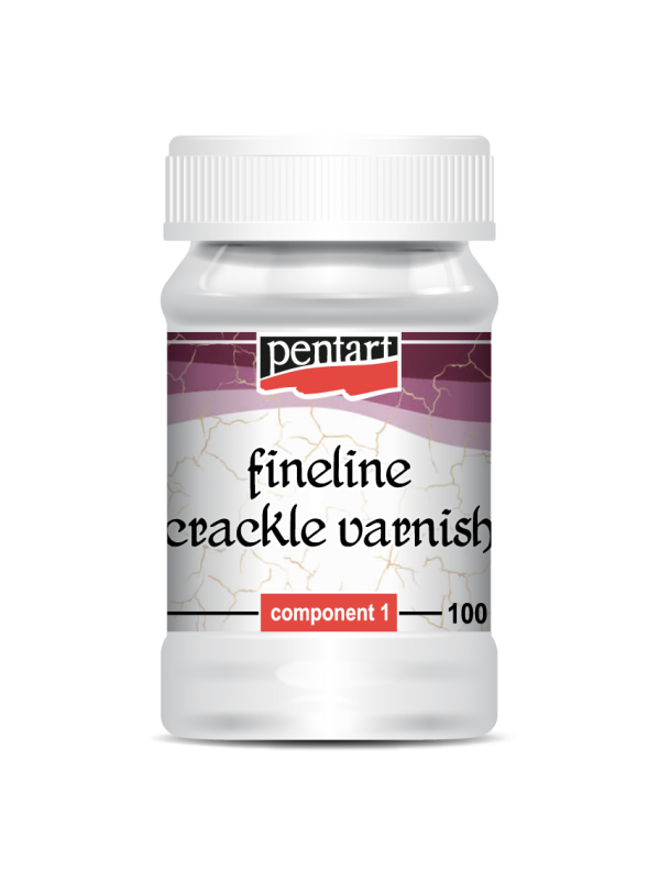Pentart Fineline 2-komponent Craquelélack - Målarmedier