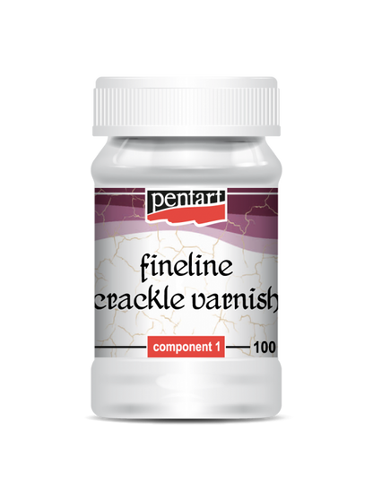 Pentart Fineline 2-komponent Craquelélack - Målarmedier
