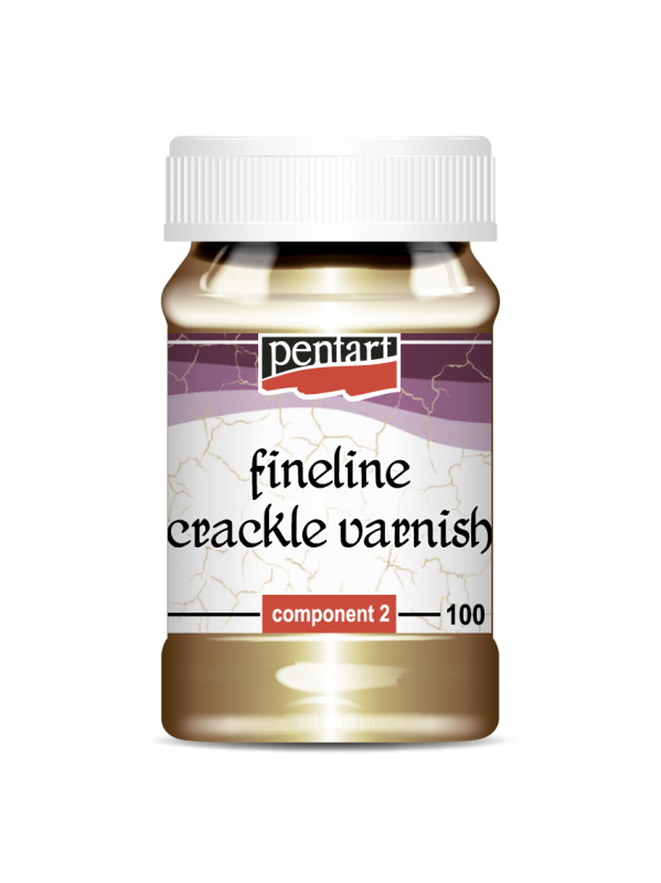 Pentart Fineline 2-komponent Craquelélack - Målarmedier