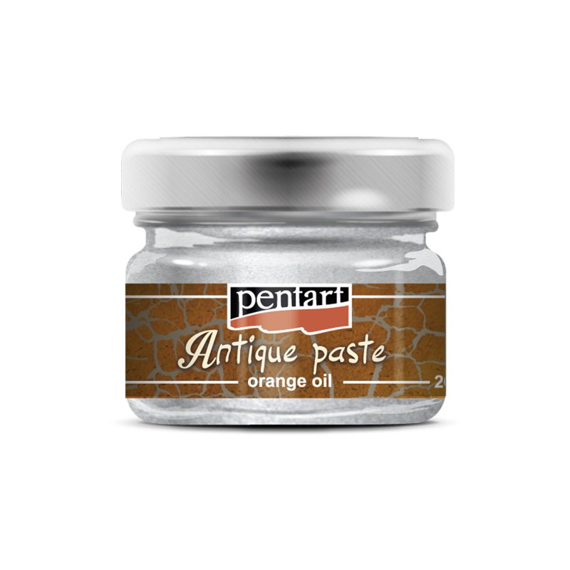 Pentart Antiek Wax paste 20 ml - Silver