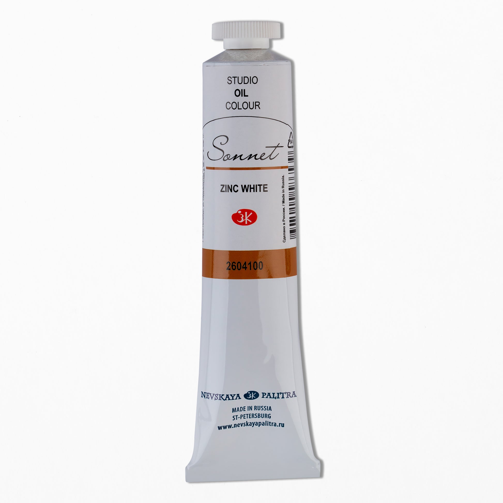 Sonnet Oil Paint 46 ml - Zinc hvid - Oliemaling