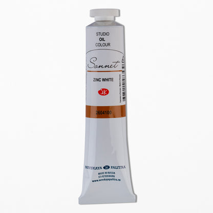 Sonnet Oil Paint 46 ml - Zinc hvid - Oliemaling
