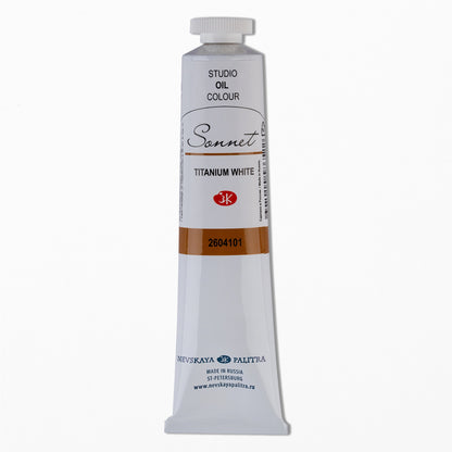 Sonnet Oil Paint 46 ml - titan hvid - Oliemaling