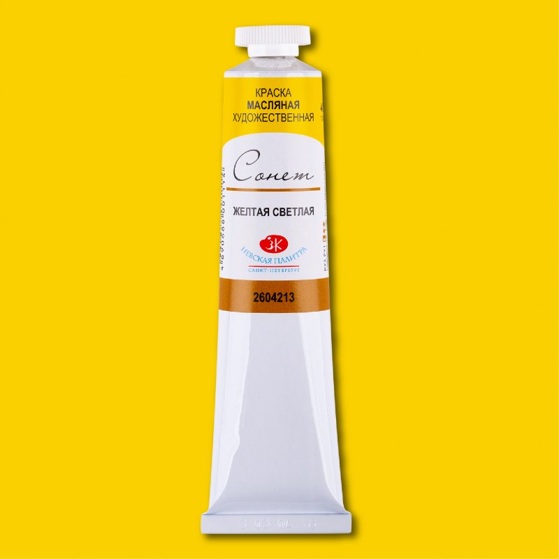 Sonnet Oil Paint 46 ml - gul lys - Oliemaling