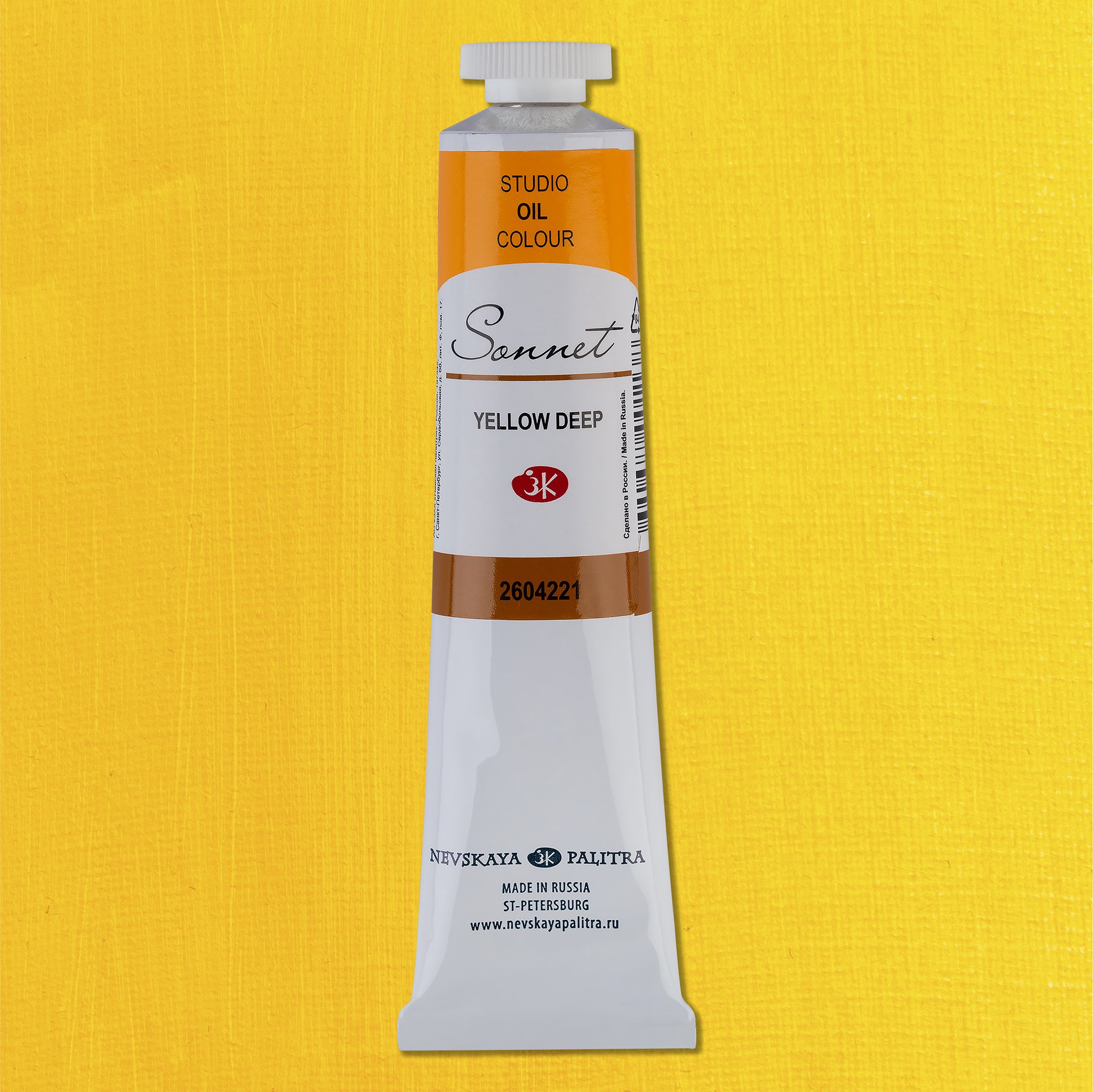 Sonnet Oil Paint 46 ml - gul dyb - Oliemaling