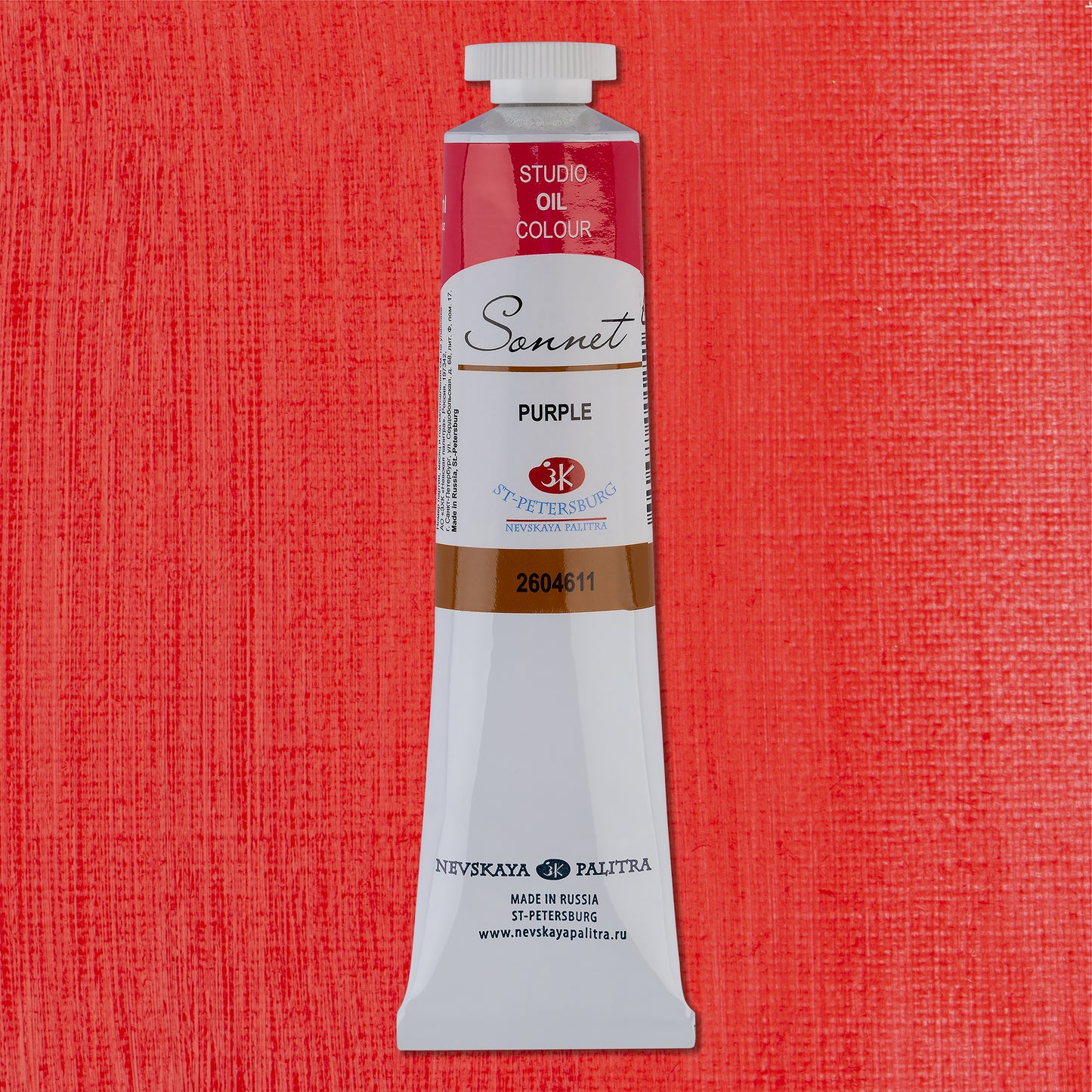 Sonnet Oil Paint 46 ml - lilla - Oliemaling