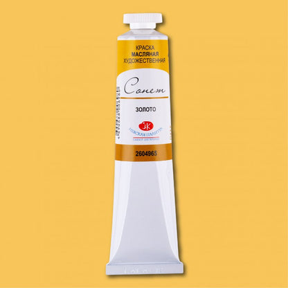 Sonnet Oil Paint 46 ml - metallisk guld - Oliemaling