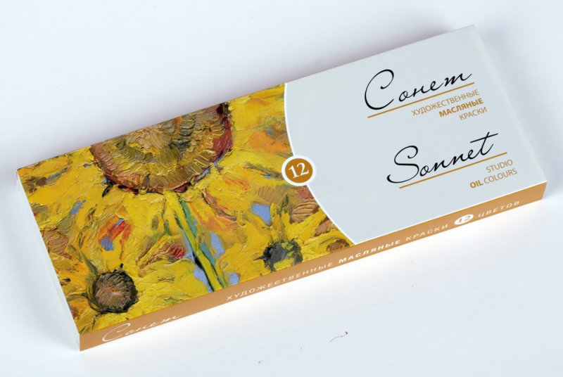 Sonnet Studio Oil Colours Sets - 12 x 10 ml - Colori a olio