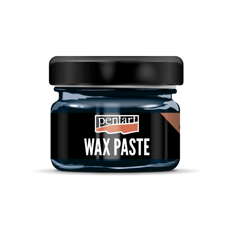 Pentart Coloured beeswax paste 20 ml - blå - Voks og efterbehandling