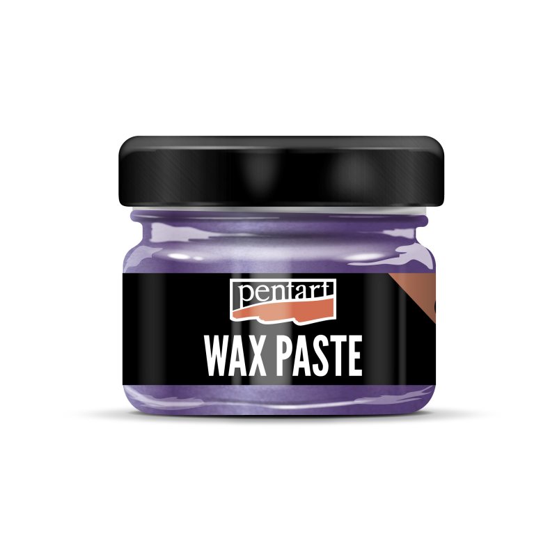 Pentart Coloured beeswax paste 20 ml - metallisk lilla - Voks og efterbehandling