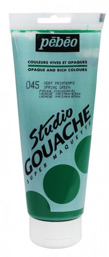 Pebeo Studio Gouache 220 ml - Lentegroen - Gouache og tempera