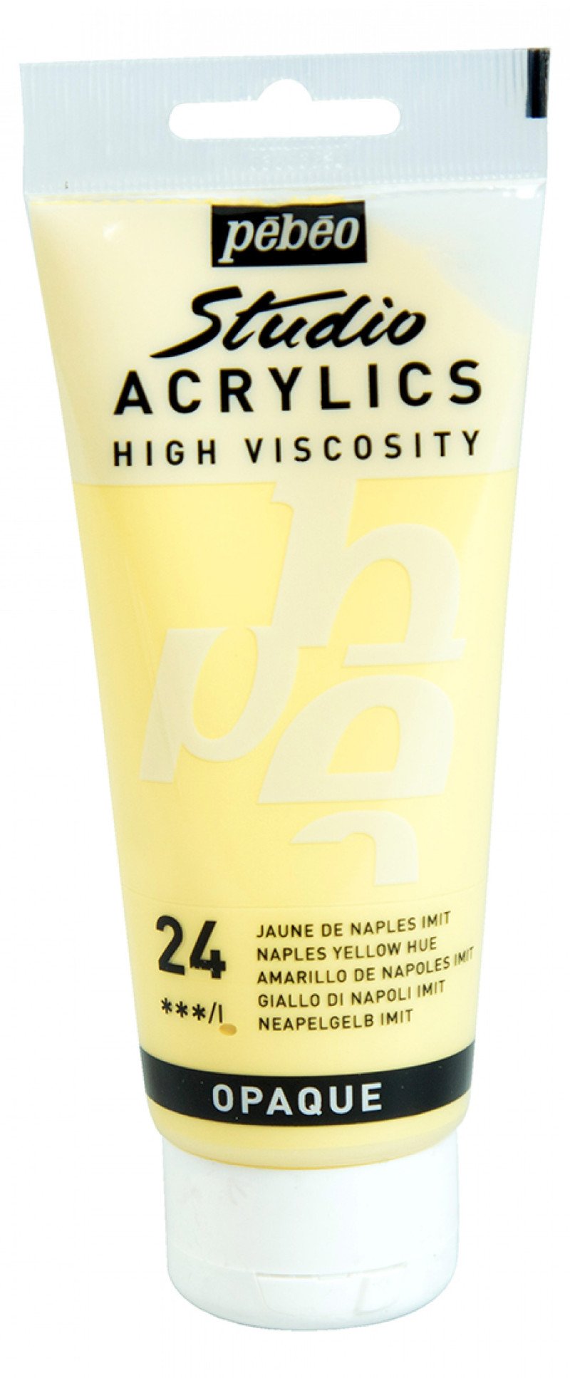 Pebeo Studio Acrylic paint 100 ml - 24 - Napelsgeel nyans - Akrylfärg