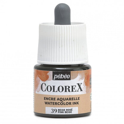 Pebeo Colorex Watercolour ink 45 ml - 39 - Roze Beige - Inchiostro