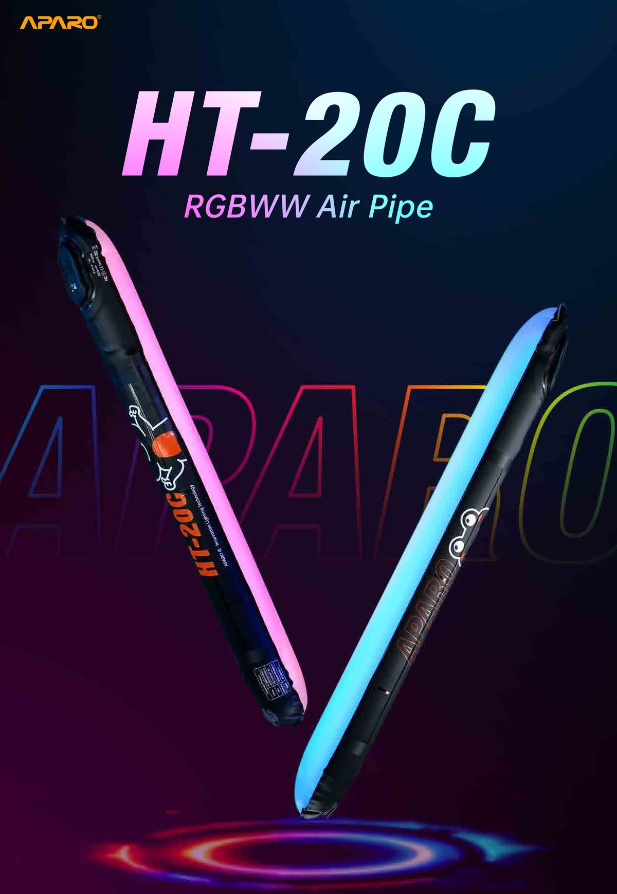 Aparo RGBWW LED Luft Rör HT-20C