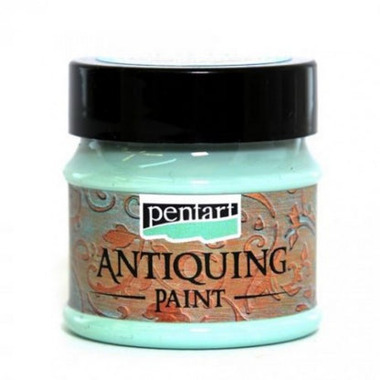 Pentart Antiquing Paint 50 ml - Patina blå - Effektmaling