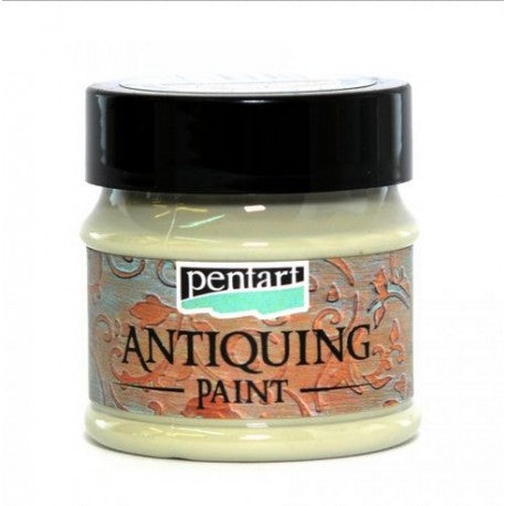 Pentart Antiquing Paint 50 ml - creme grøn - Effektmaling