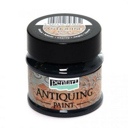 Pentart Antiquing Paint 50 ml - sort - Effektmaling