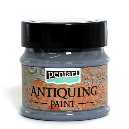 Pentart Antiquing Paint 50 ml - Lead - Effektmaling