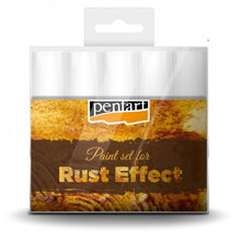 Pentart Rust Effect Paint Set 20 ml. - 5 Pack - Effektmaling