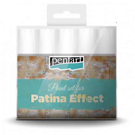 Pentart Patine Effect Paint Set 20 ml. - 5 Pack - Effektmaling