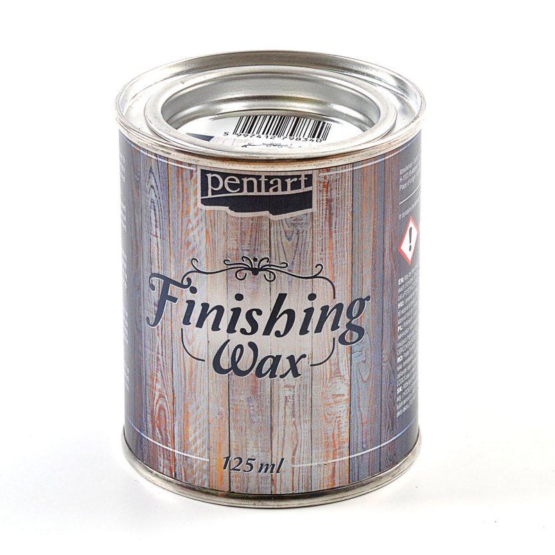 Pentart Protective wax for wood 125 ml - brun - Voks og efterbehandling