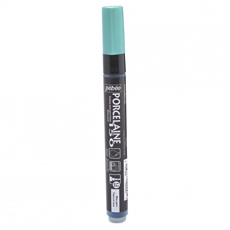 Pebeo Porcelaine 150 Marker Bullet Tip 1.2 mm - Peacock sininen - Lasi- ja posliinimaalit