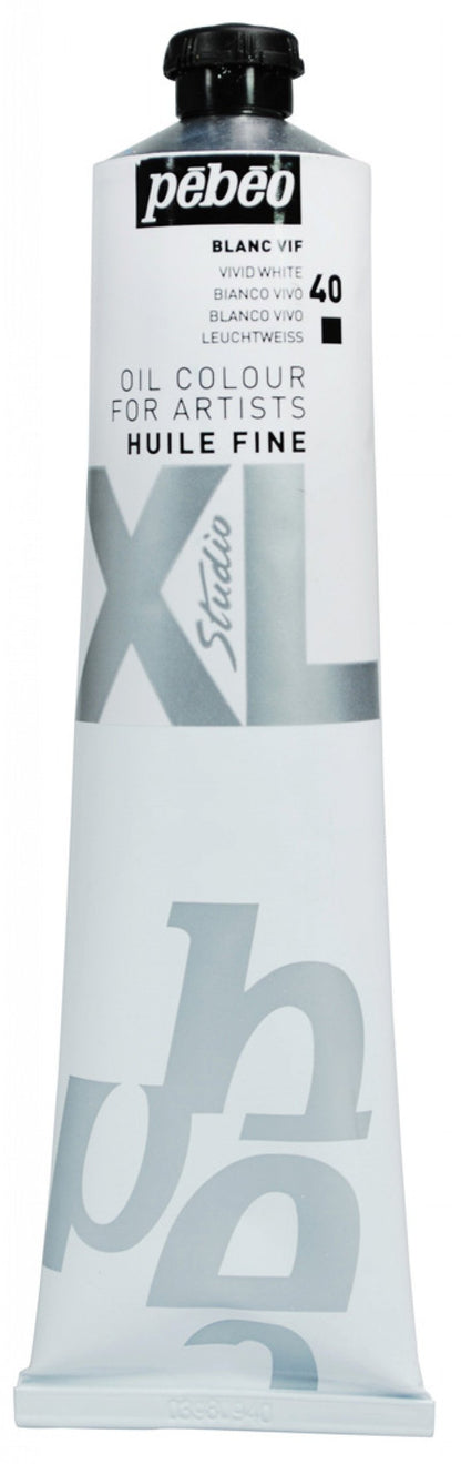 Pebeo Studio XL Oil paint 200 ml - 40 - Fel hvid - Oliemaling