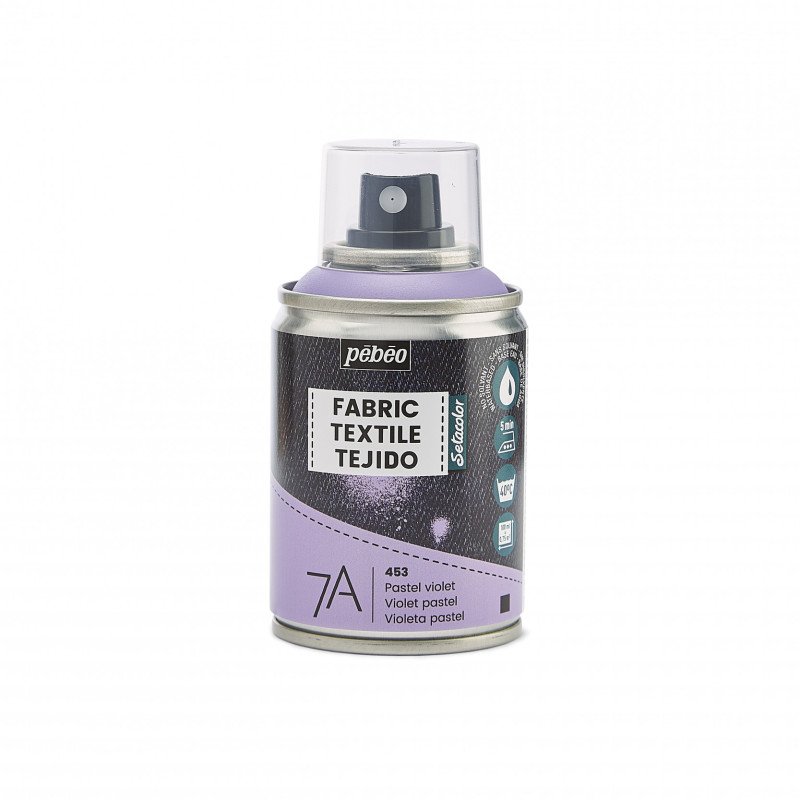 Pebeo 7A Textielspray 100 ml - Pastelviolet - Colori per tessuti