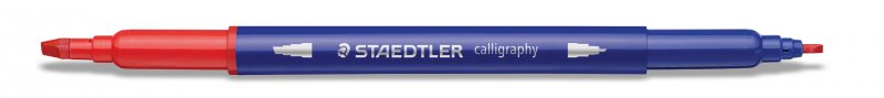 Staedtler Dual-tip calligraphy markers, 12-colour set - Kalligrafi