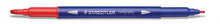 Staedtler Dual-tip calligraphy markers, 12-colour set - Kalligrafi