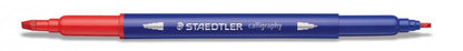 Staedtler Dual-tip calligraphy markers, 12-colour set - Kalligrafi