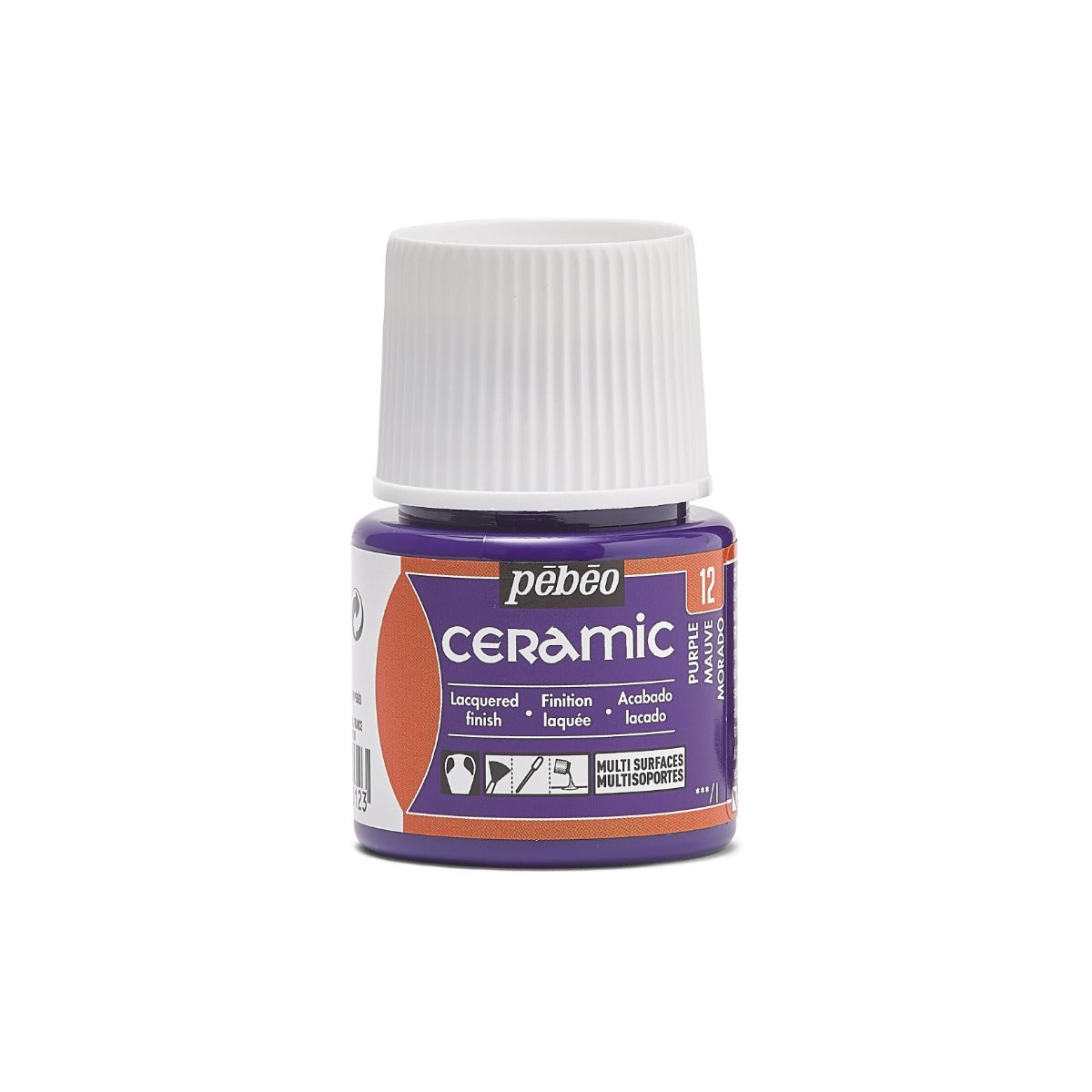 Pebeo Ceramic Paint 45 ml - 12 - Mauve - Glas- og porcelænsmaling