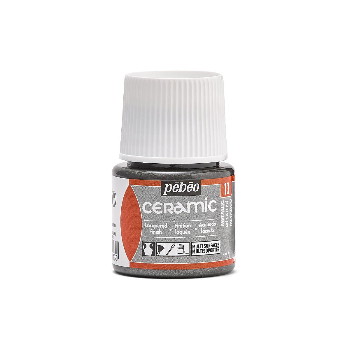 Pebeo Ceramic Paint 45 ml - 13 - Metaal