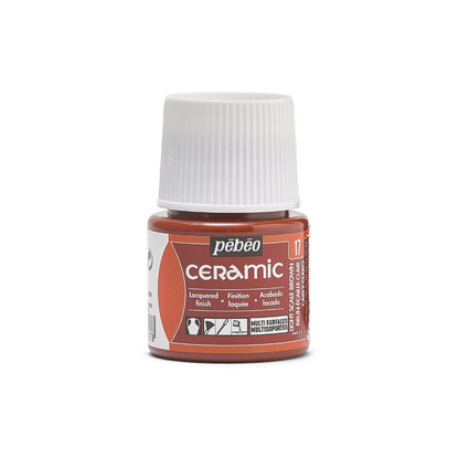 Pebeo Ceramic Paint 45 ml - 17 - lys Scale brun - Glas- og porcelænsmaling