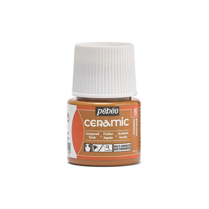 Pebeo Ceramic Paint 45 ml - 19 - Zeemleder - Glas- og porcelænsmaling