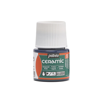 Pebeo Ceramic Paint 45 ml - 26 - Smaragd - Glas- og porcelænsmaling