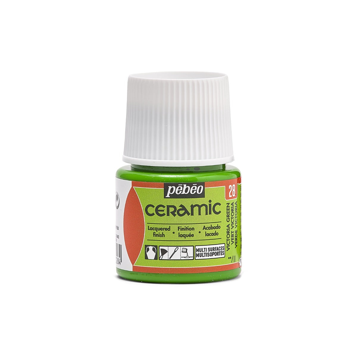 Pebeo Ceramic Paint 45 ml - 28 - Victoria grøn - Glas- og porcelænsmaling