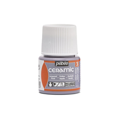 Pebeo Ceramic Paint 45 ml - 36 - Lichtviolet - Glas- og porcelænsmaling