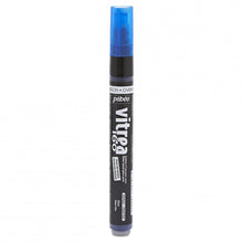 Pebeo Vitrea 160 Matglas Marker - Gitaneblauw - Glas- og porcelænsmaling
