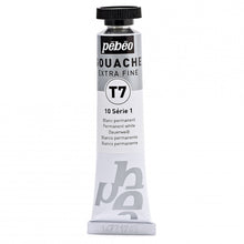Pebeo Extra-Fijne Gouache T7 20 ml - permanent hvid - Gouache og tempera