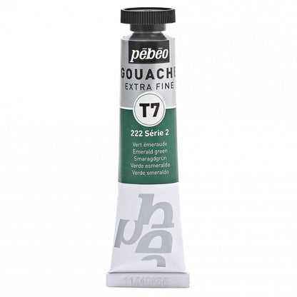 Pebeo Extra-Fijne Gouache T7 20 ml - Emerald grøn - Gouache og tempera