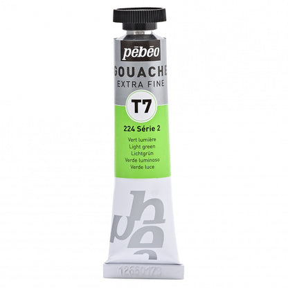 Pebeo Extra-Fijne Gouache T7 20 ml - Bright grøn - Gouache og tempera
