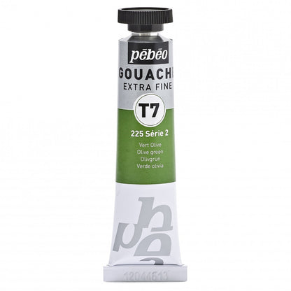Pebeo Extra-Fijne Gouache T7 20 ml - Olijfgroen - Gouache og tempera
