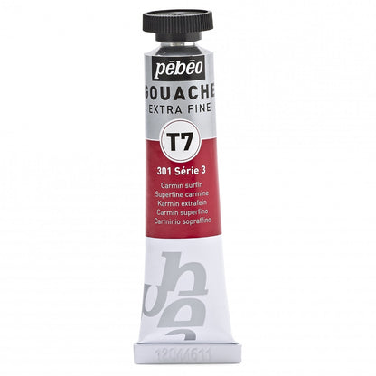 Pebeo Extra-Fijne Gouache T7 20 ml - Extra Fine karminrød - Gouache og tempera