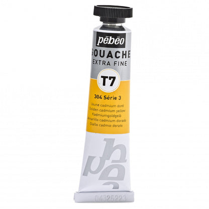 Pebeo Extra-Fijne Gouache T7 20 ml - guld kadmium gul - Gouache og tempera