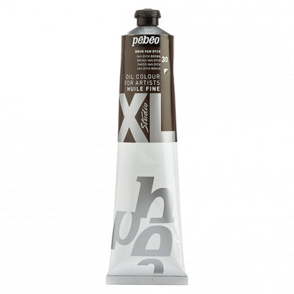 Pebeo Studio XL Oil paint 200 ml - 30 - Van Dyck brun - Oliemaling