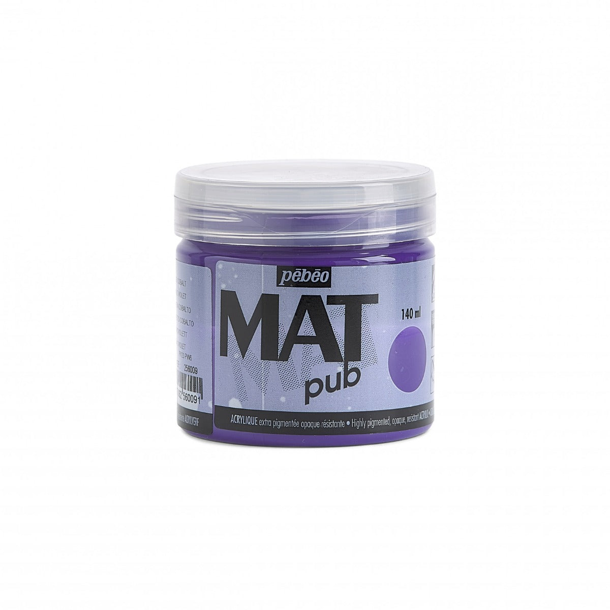 Pebeo Mat Pub Akrylfärg 140 ml - kobolt violett